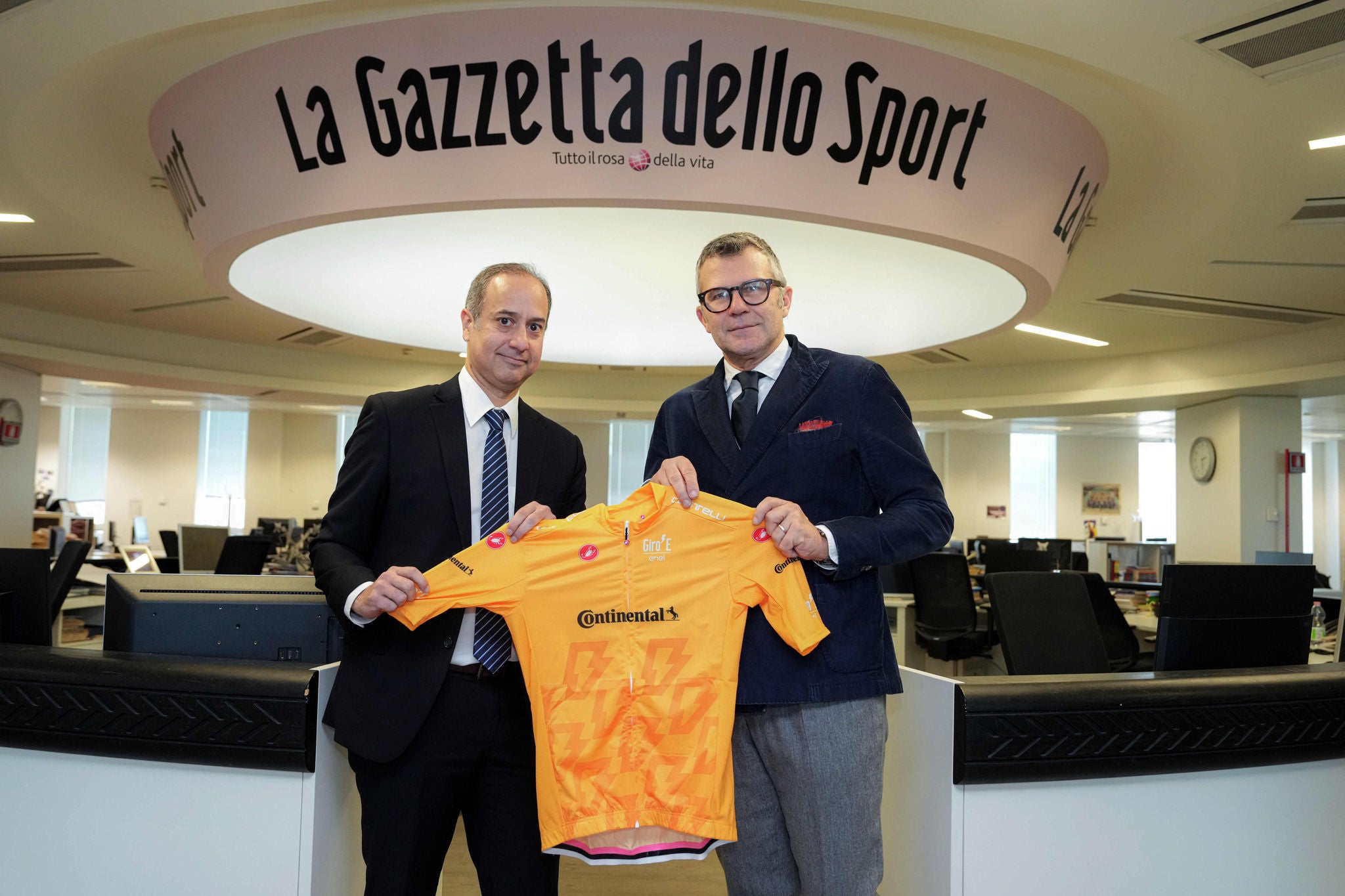 Signing of the contract between RCS sport-Continental, Milan, December  02 , 2024  (Photo by Gian Mattia D'Alberto /LaPresse)