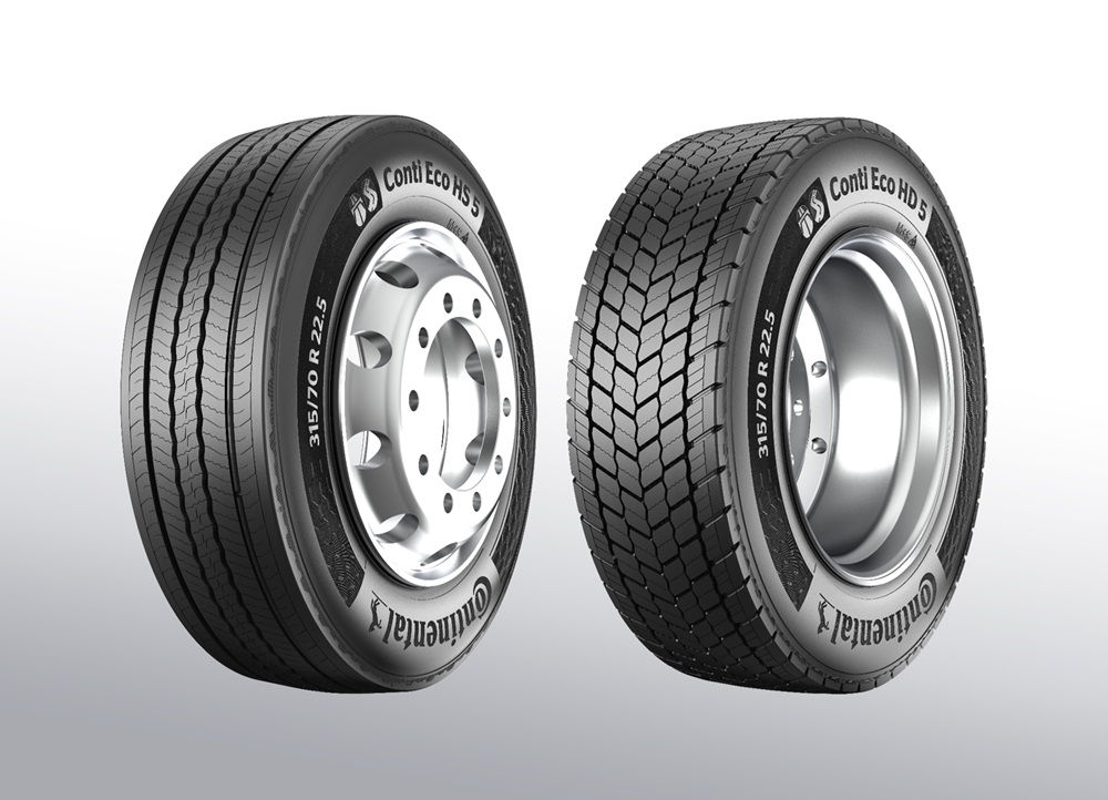 Continental lancia la nuova linea di pneumatici  Conti Eco Gen 5 che combina bassa resistenza al rotolamento ed elevata resa chilometrica